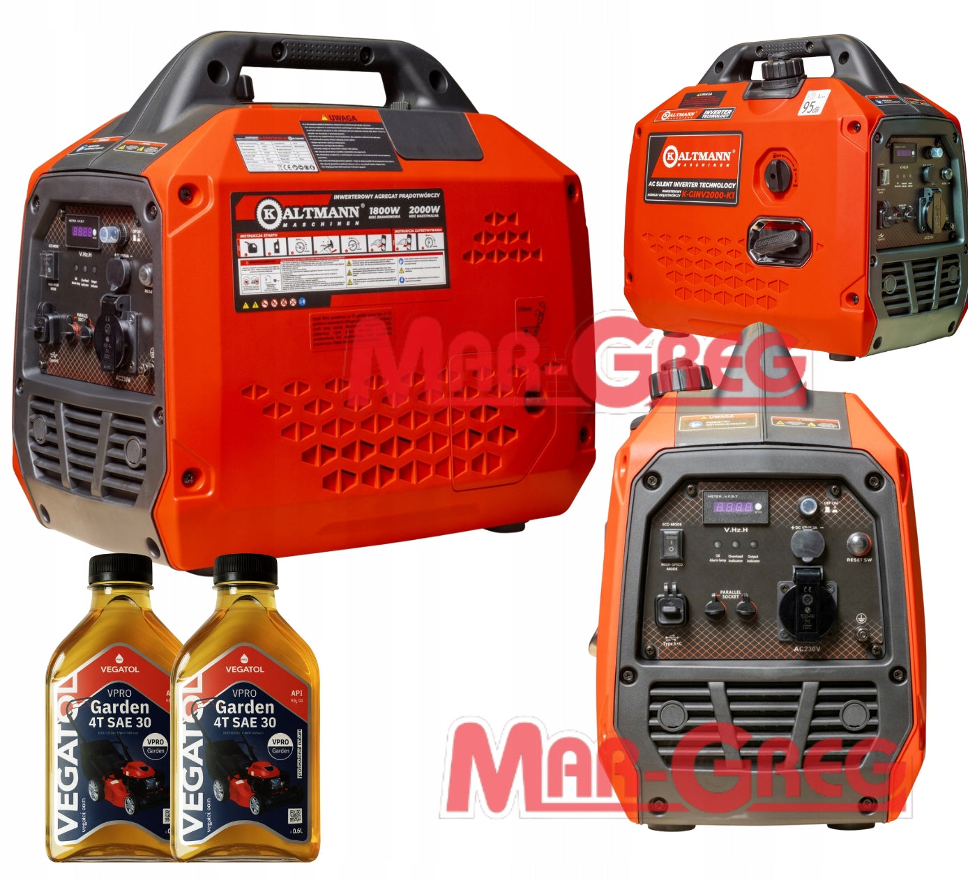 Generator set Kaltmann QUIET 2000W | 2x FREEBIE OIL