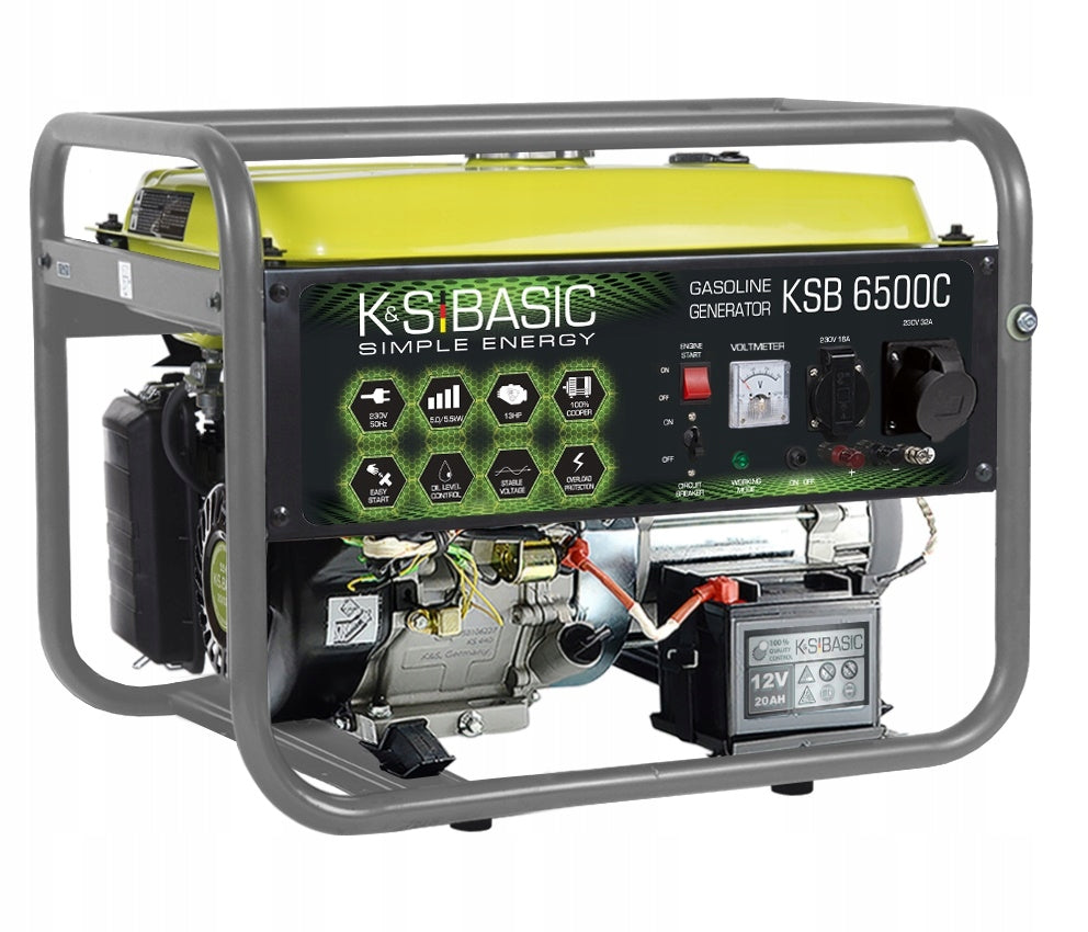 Generator set - Könner & Söhnen KSB-6500C AVR Power 5500 W Manufacturer code KSB 6500C