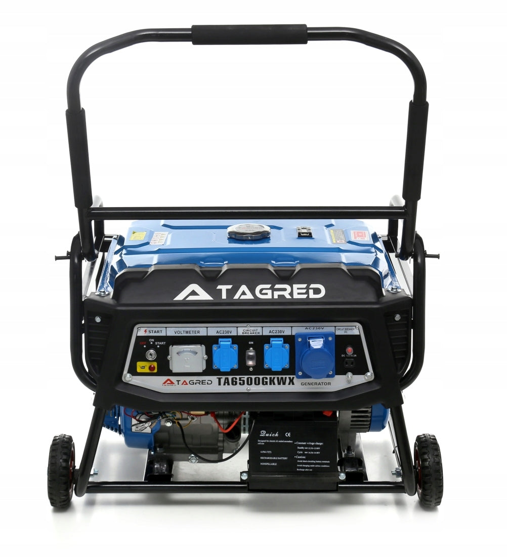 Generator set current generator 6500W 1-phase 230V 11KW 15HP AVR oil Brand Tagred