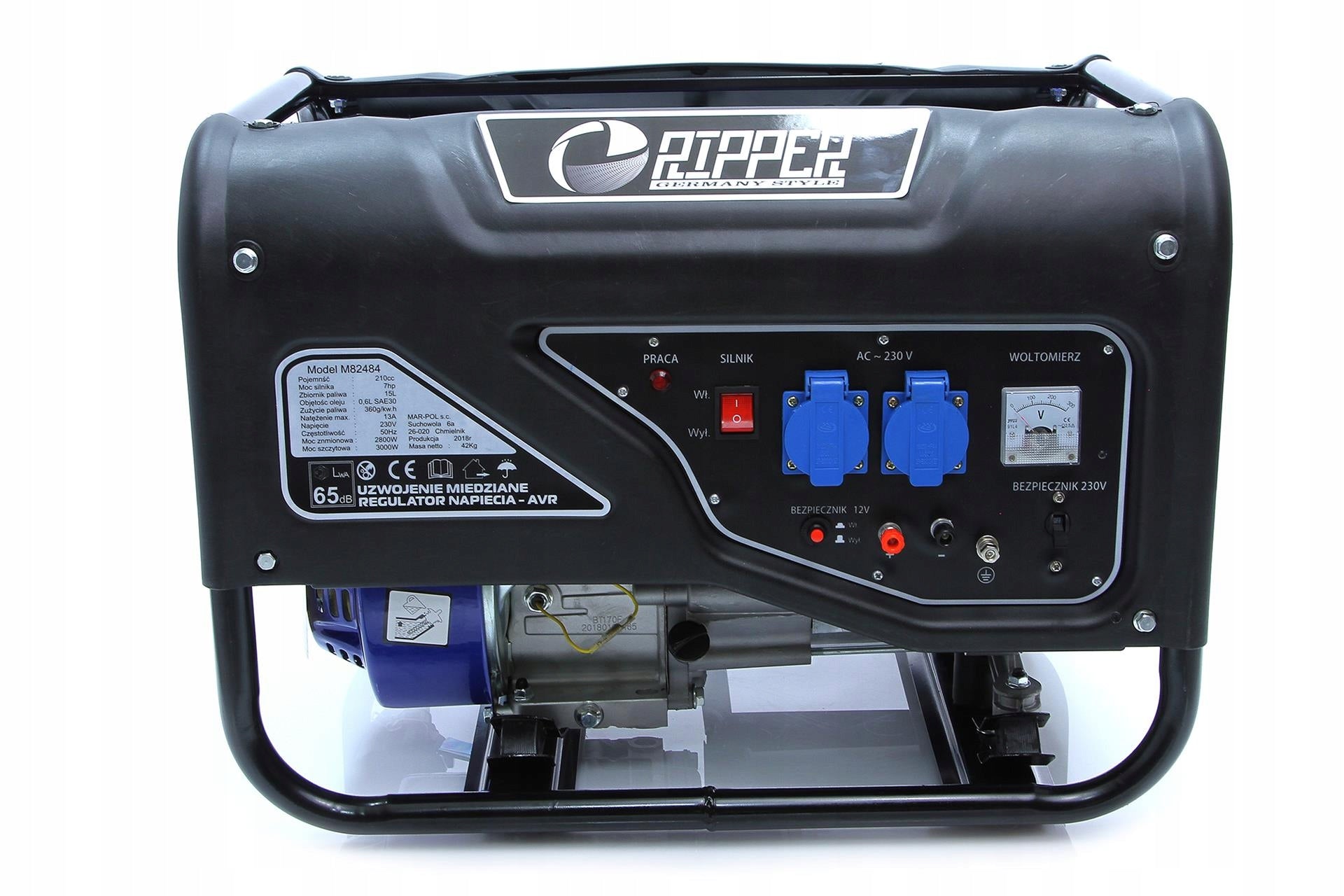 Generator set portable single-phase 3000 W CURRENT GENERATOR 3KW 7KM