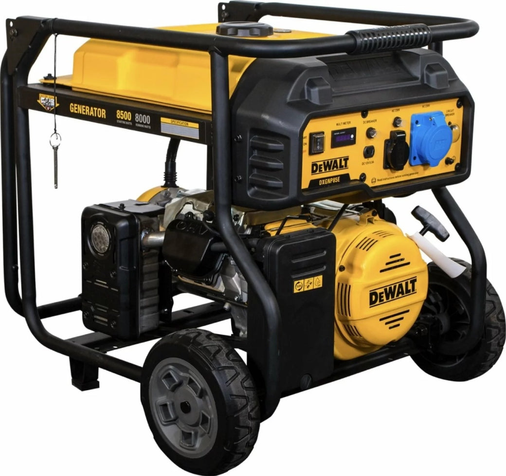 Generator set portable single-phase DeWalt DXGNP85E 8,5 kW petrol Packaging status original