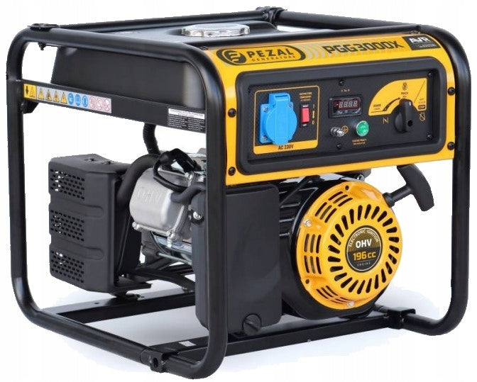 Generator set portable single-phase Pezal 2800 W petrol PGG3000X