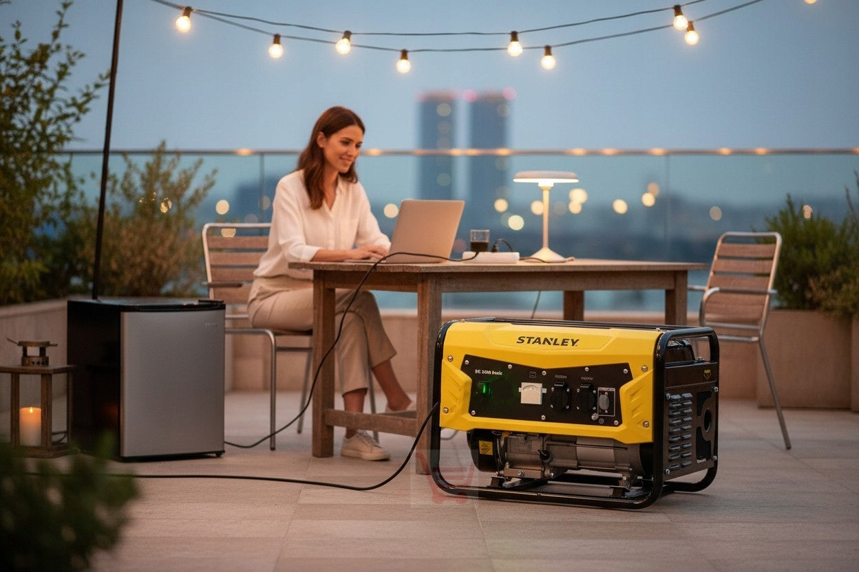 Generator set portable single-phase Stanley 2400 W petrol Manufacturer code SG3200