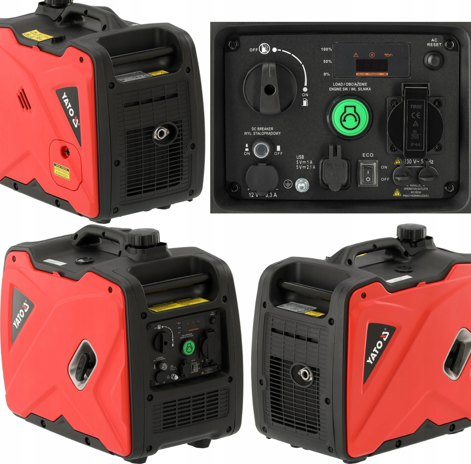 Generator set portable single-phase Yato 3000 W petrol YT-85483