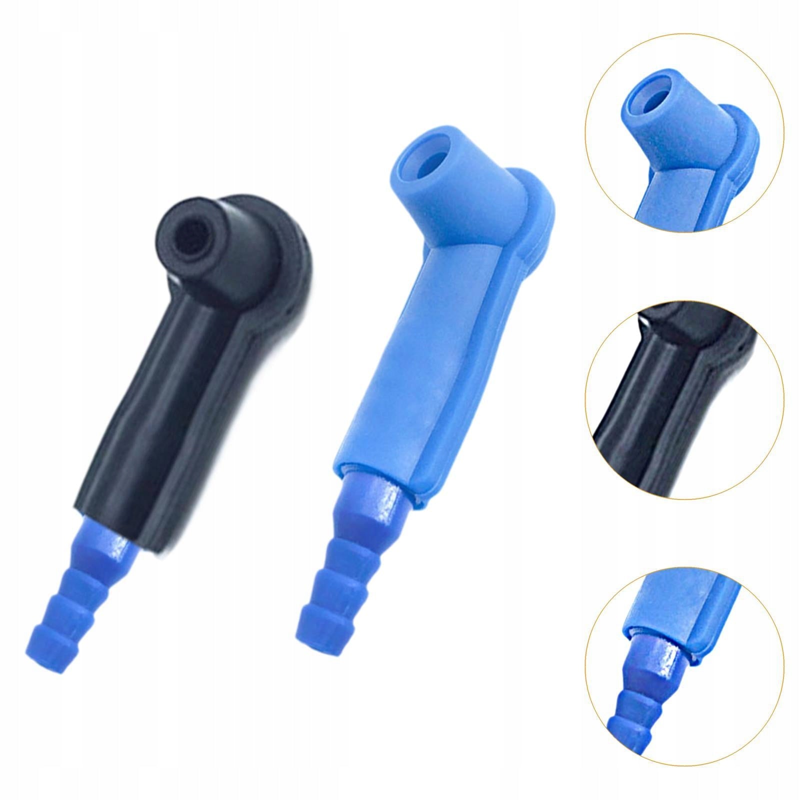 Generic Auto Bleeder Pump Exchange Adapter Quick Blue Black 2 pieces Packaging status original