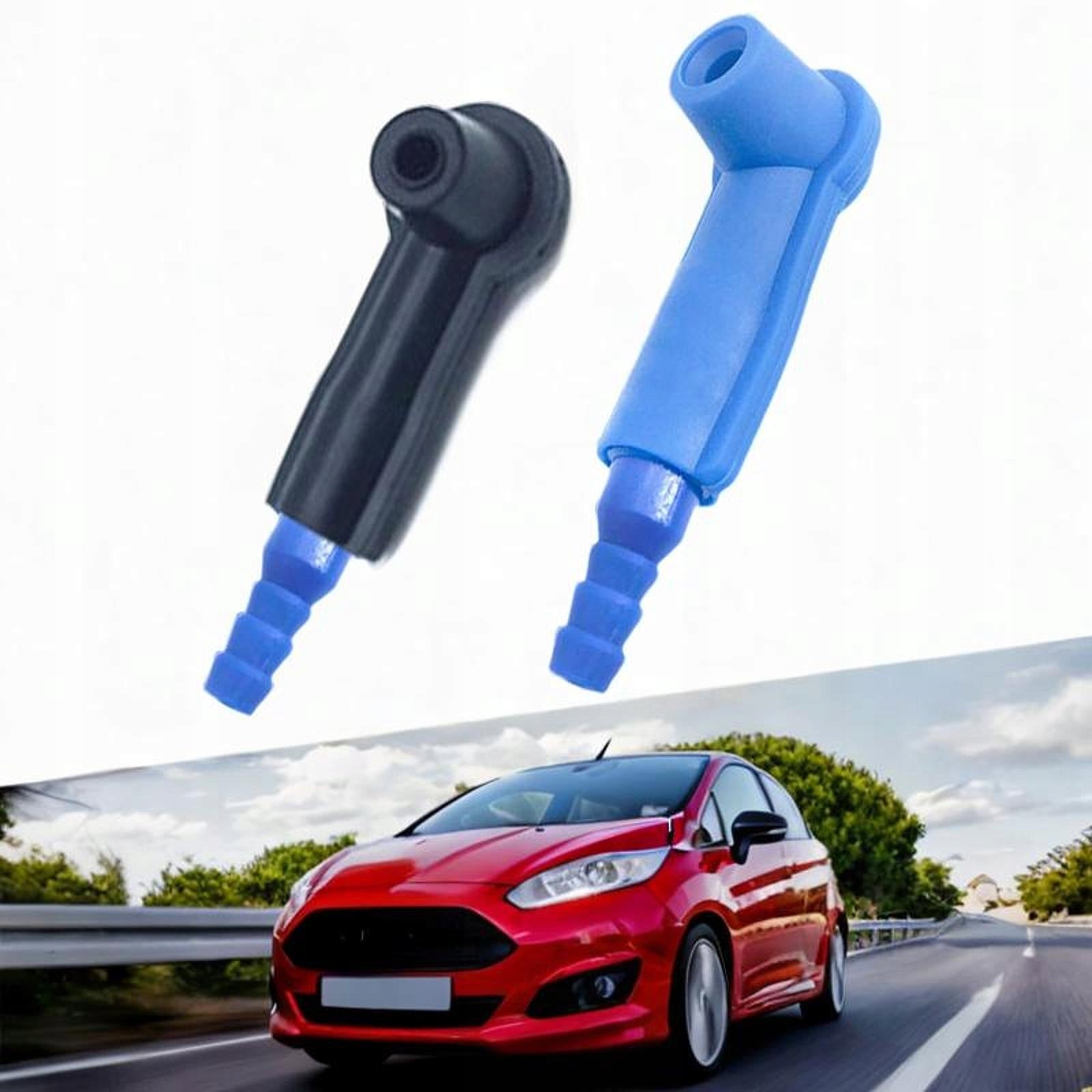 Generic Auto Bleeder Pump Exchange Adapter Quick Blue Black 2 pieces