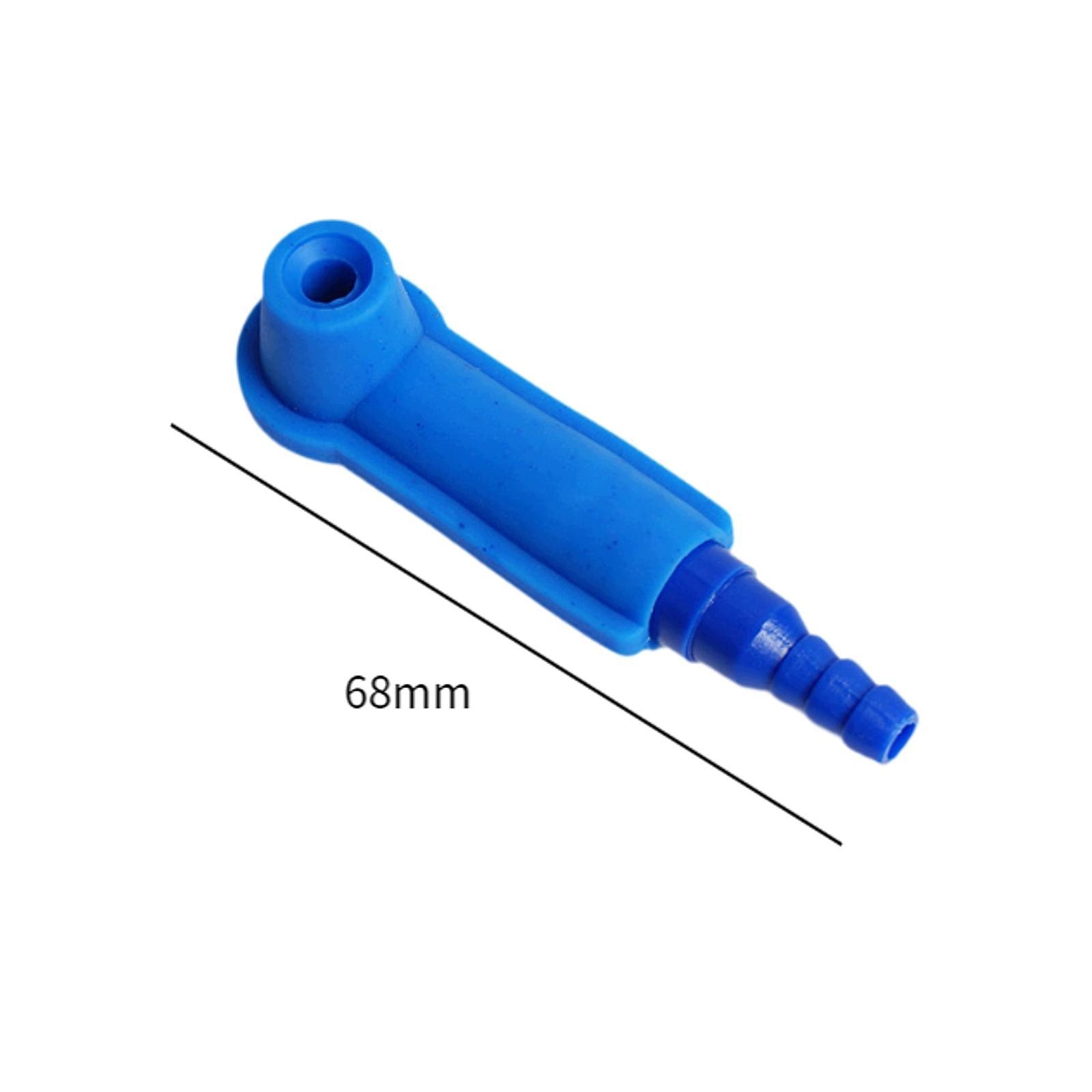 Generic Car Oil Bleeder Pump Exchange Adapter Air Fluid Blue 1 piece Brand no brand