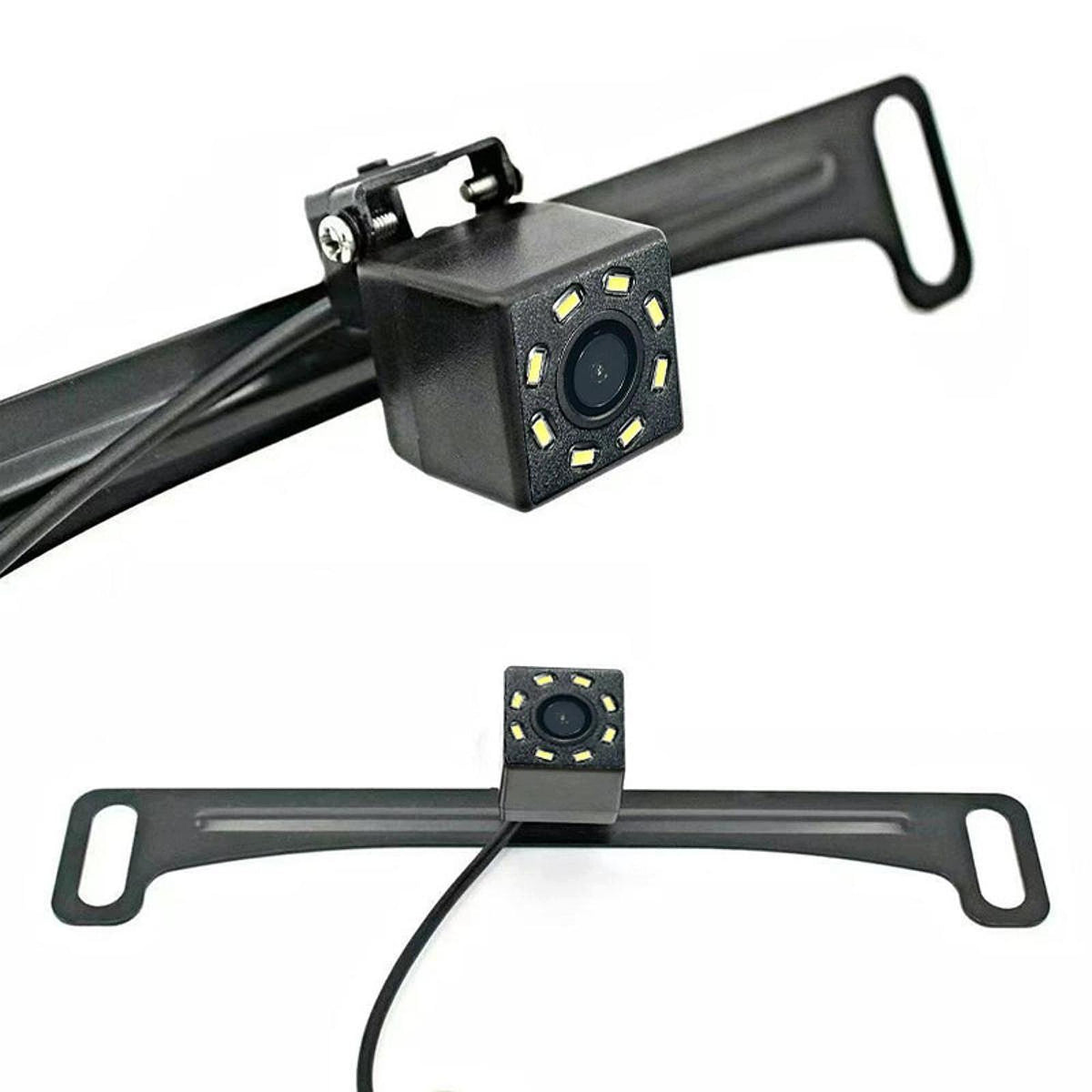 Generic Car Rear View Camera License Plate Bracket Easy to Install Rearview Packaging status original