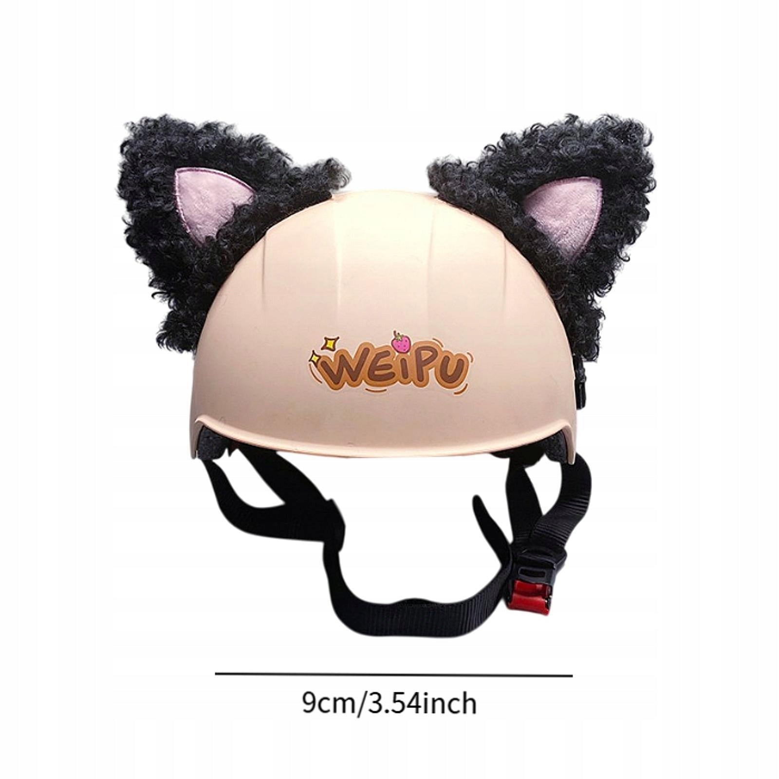 Generic Helmet Accessories,Cat Ears for Helmet Decor Cute Helmet Black Manufacturer no brand