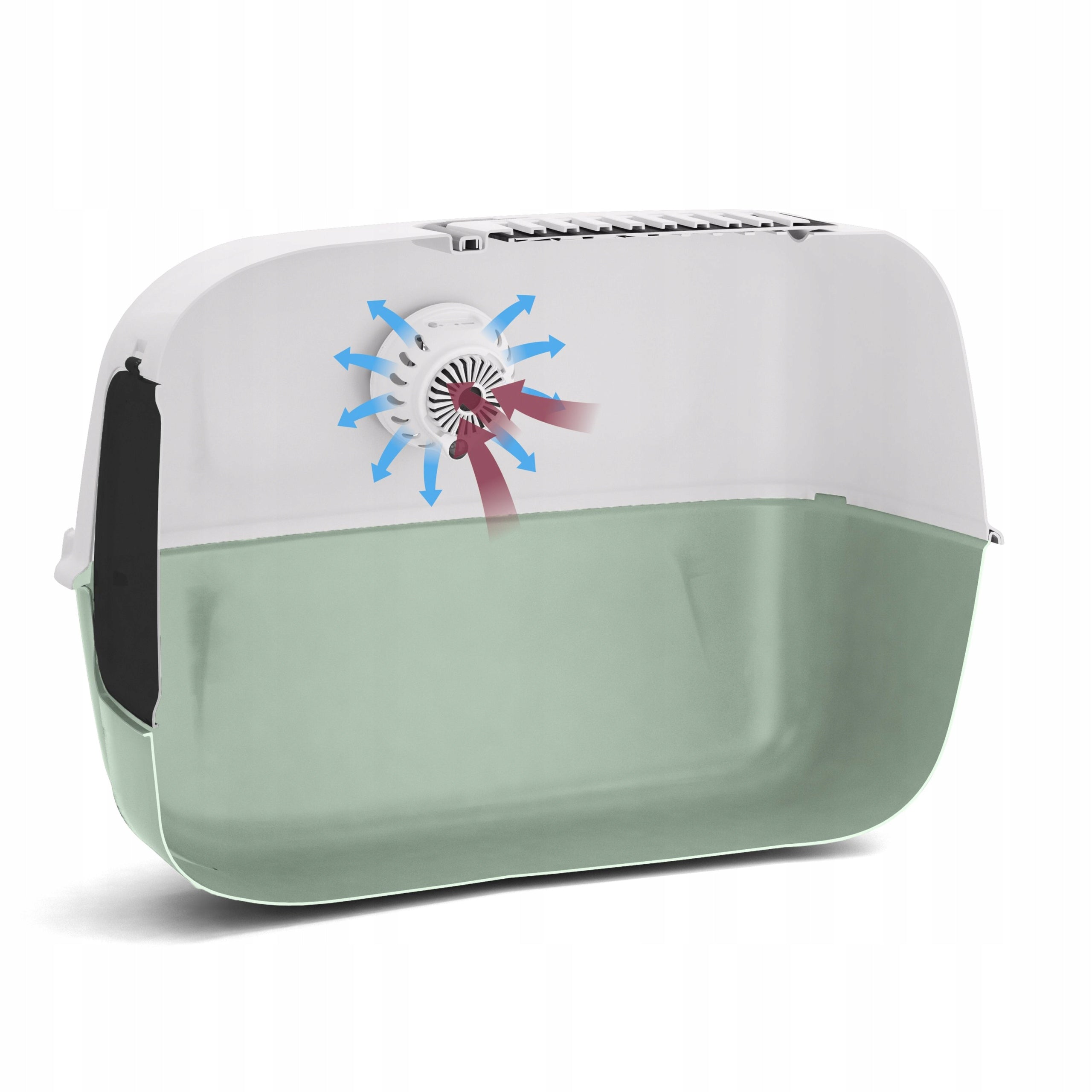 GenicAIR FERPLAST automatic odor neutralizer fan for litter box Brand Ferplast