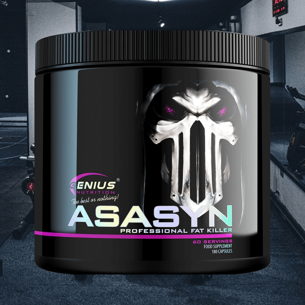 Genius Nutrition ASASYN (180 Caps) Unflavoured Expiration date at least 3 months from the date of purchase