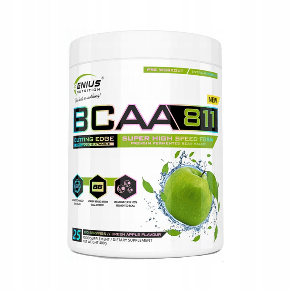 Genius Nutrition BCAA 811 (400g) Green Apple