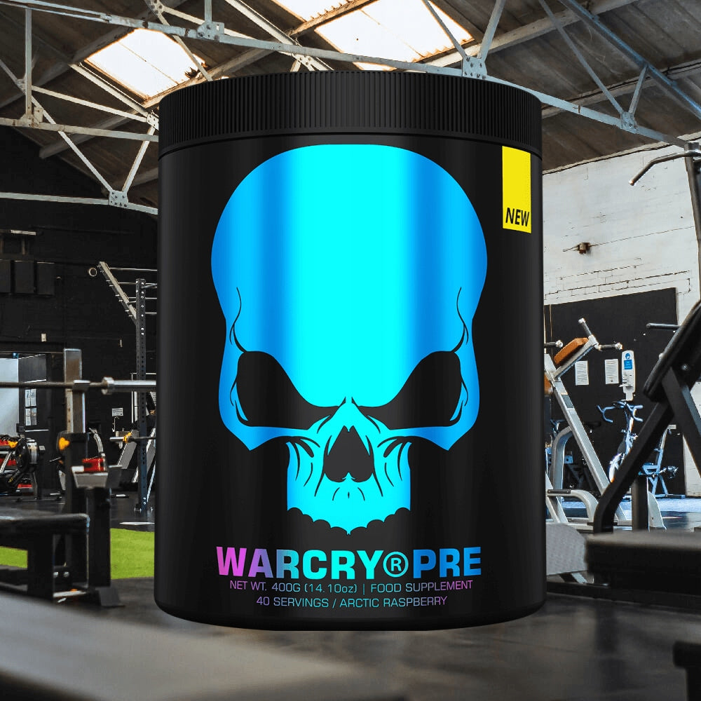 Genius Nutrition WARCRY Pre (400g) Arctic Raspberry Expiration date at least 3 months from the date of purchase