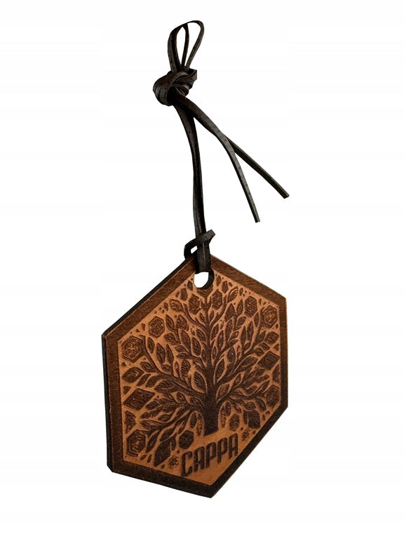 Genuine Leather Air Freshener Aroma Leather - Tree Cherry Packaging status original