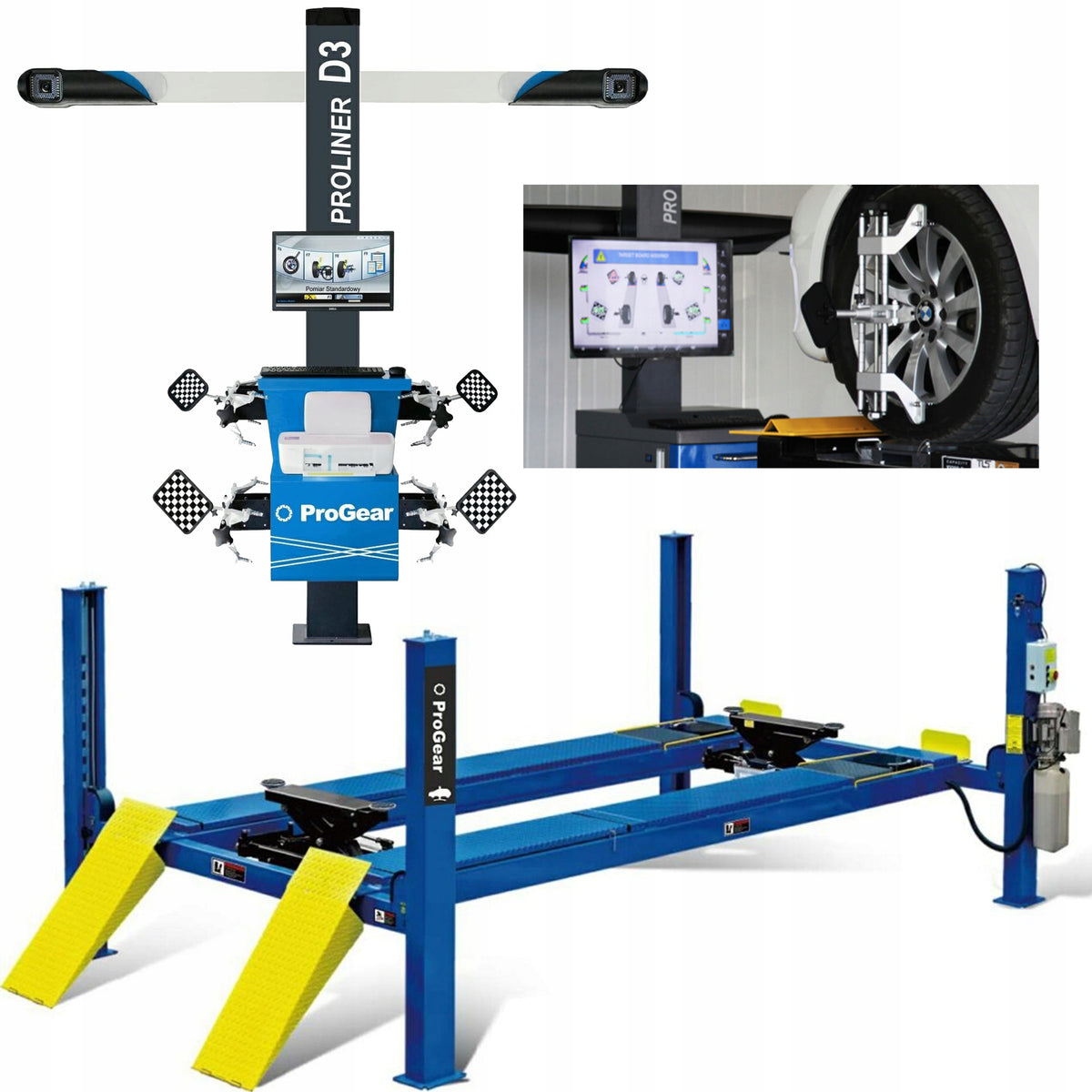 Geometry kit + four-column lift