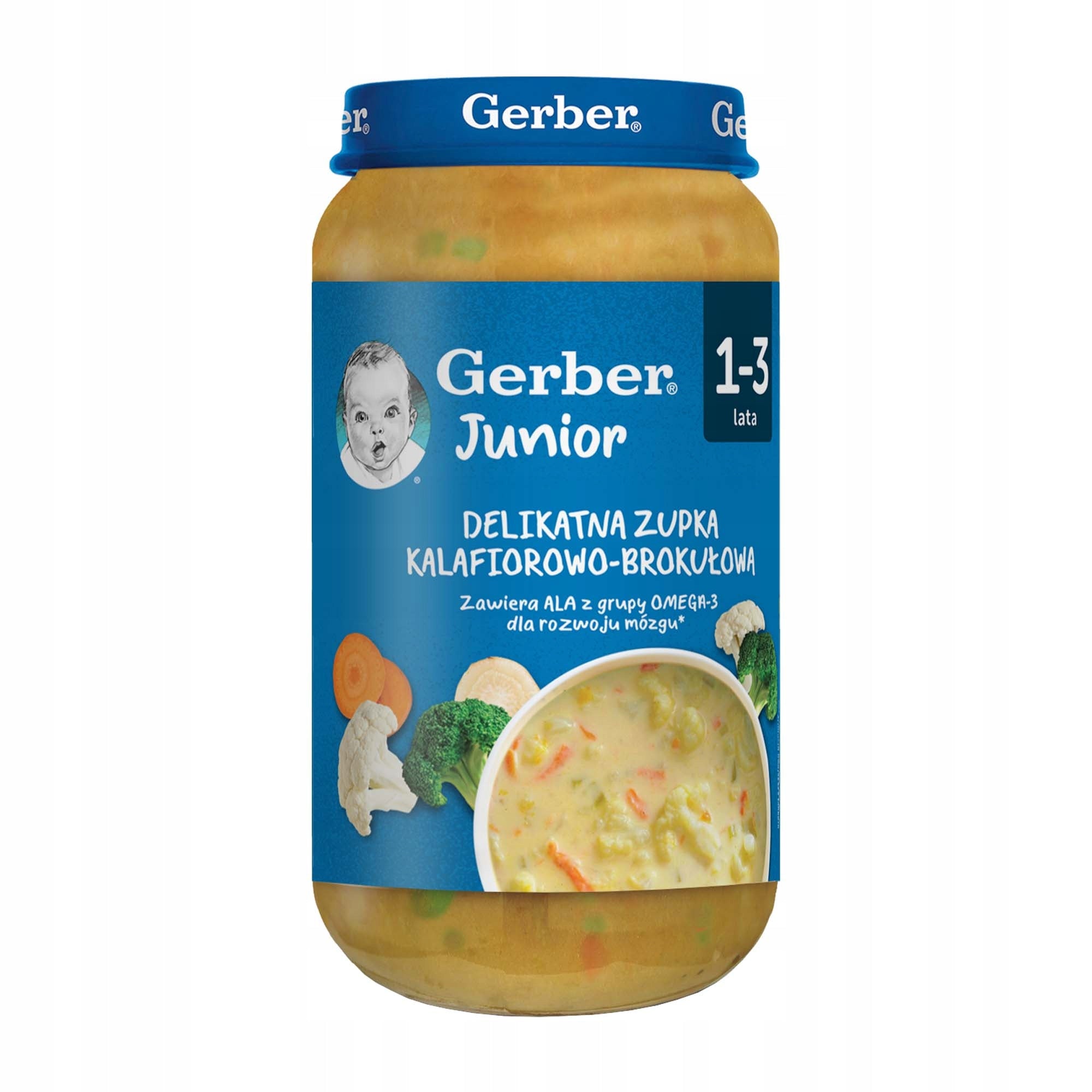 Gerber Junior Delicate cauliflower-broccoli soup 1-3 years 250 g