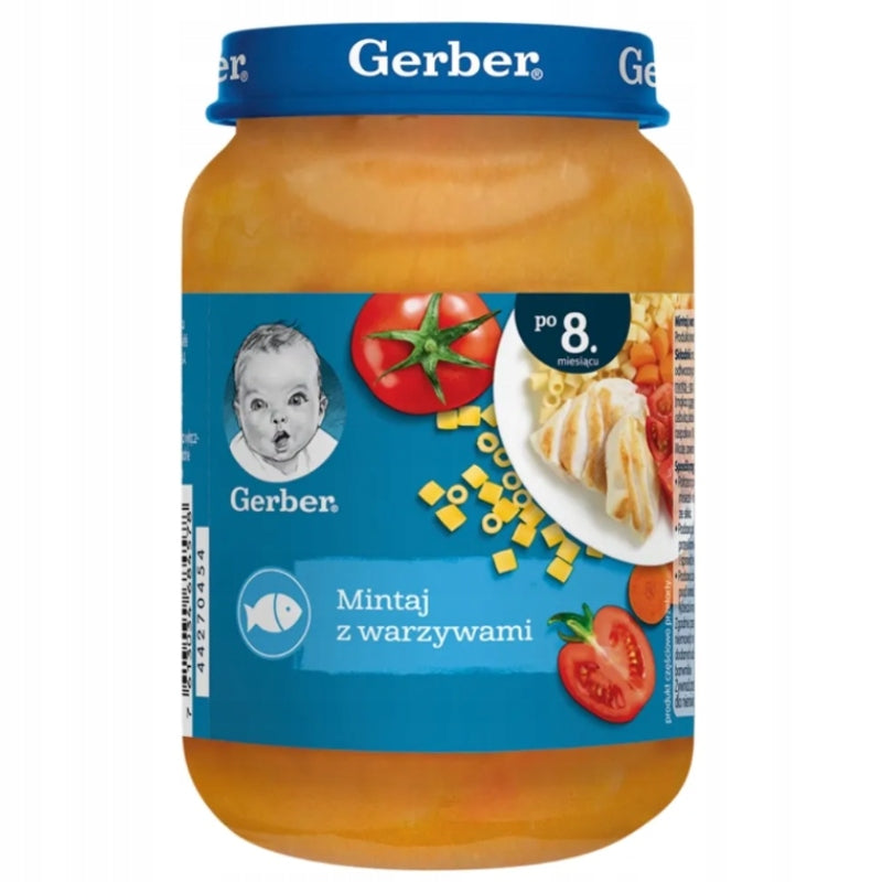 Gerber Mintaj with vegetables after 8 months 190g -