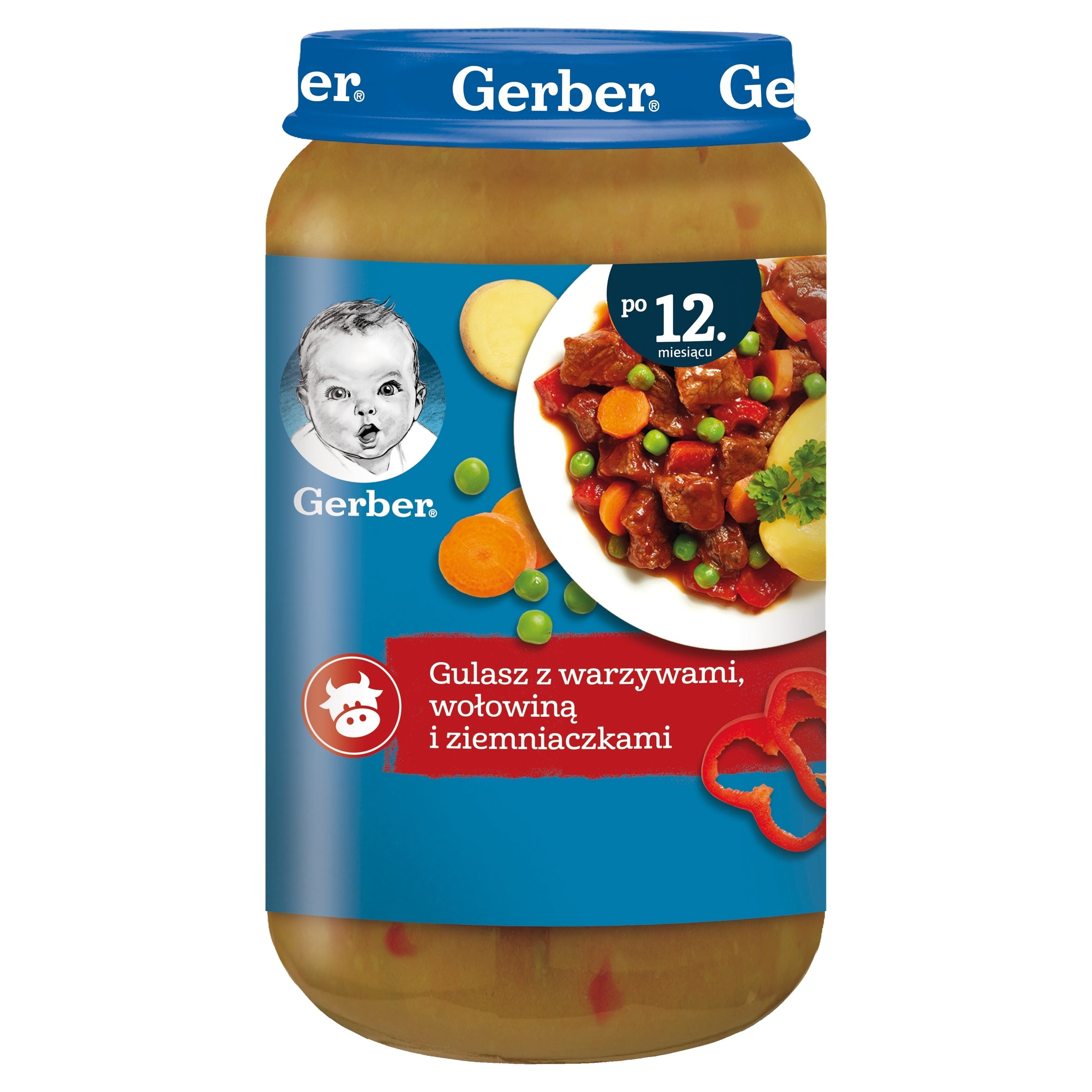 Gerber Stew with vegetables beef and potatoes after 12 months 250 g