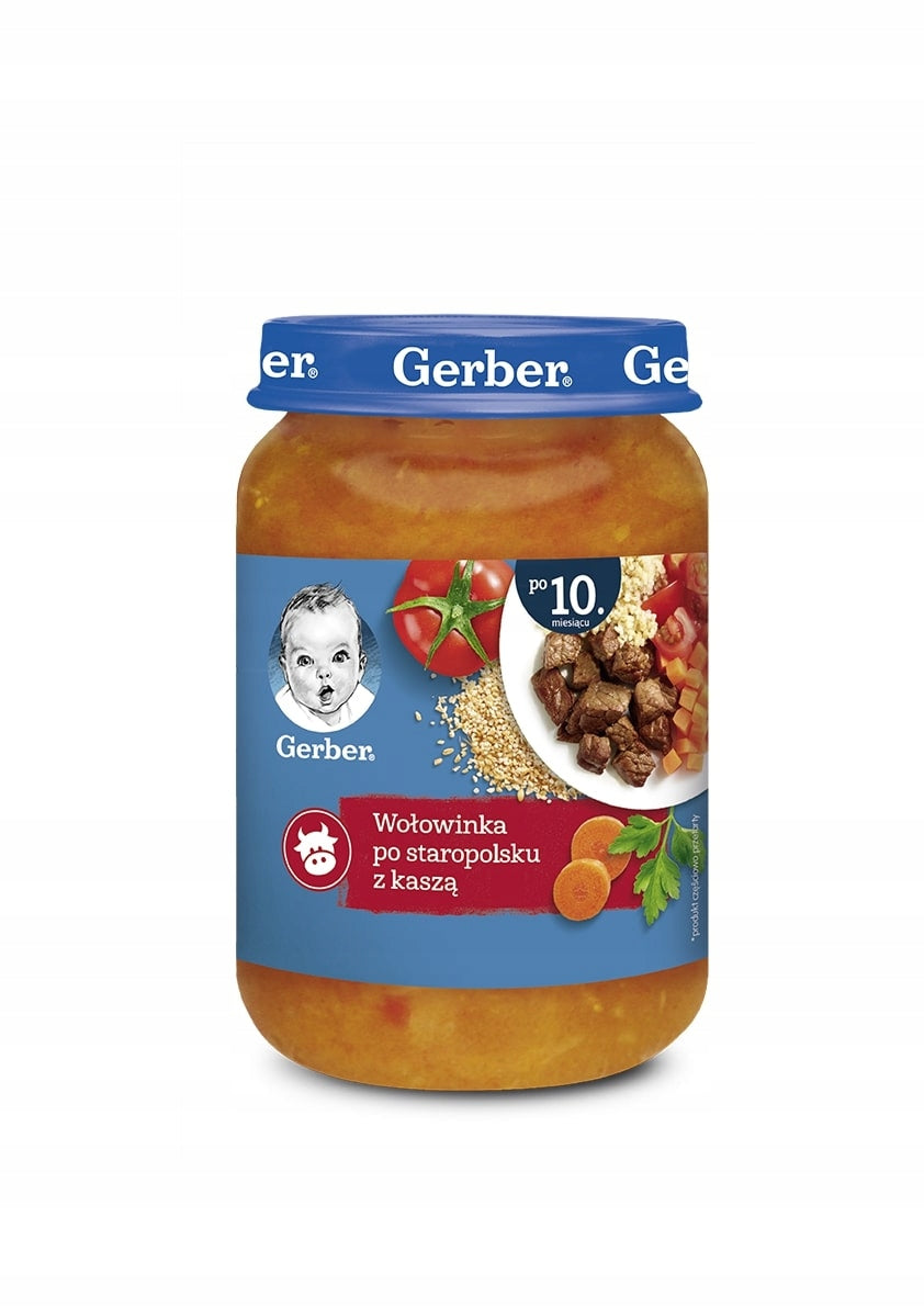 Gerber Vegetables with Beef and Groats after 10 Months Onwards 190 g Medical device no