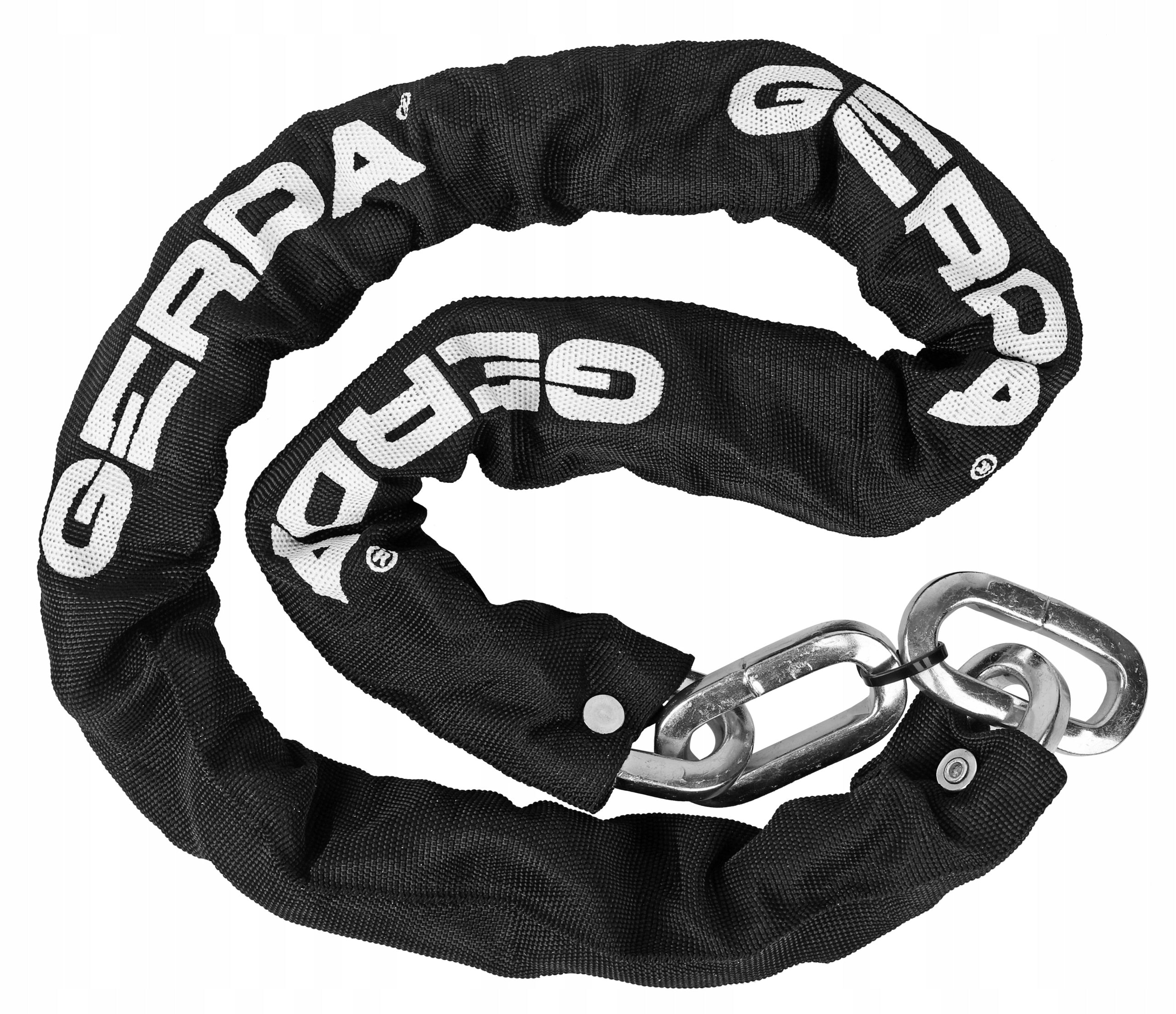 Gerda CHAIN 1200/10 Bicycle Chain for Padlock Cell 10 mm Black 1200 mm