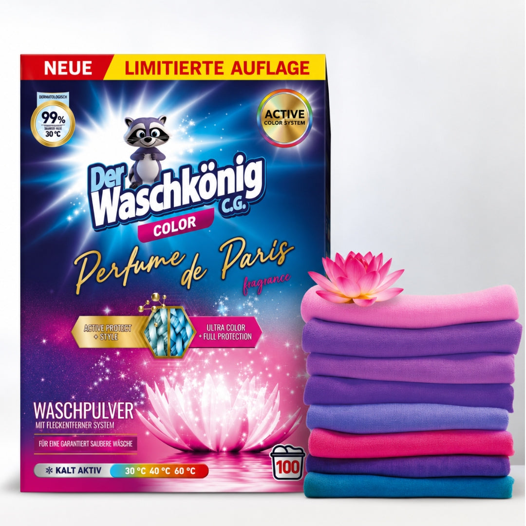 German Color Washing Powder Waschkonig de Paris 6 kg 100 Washes Trade name other
