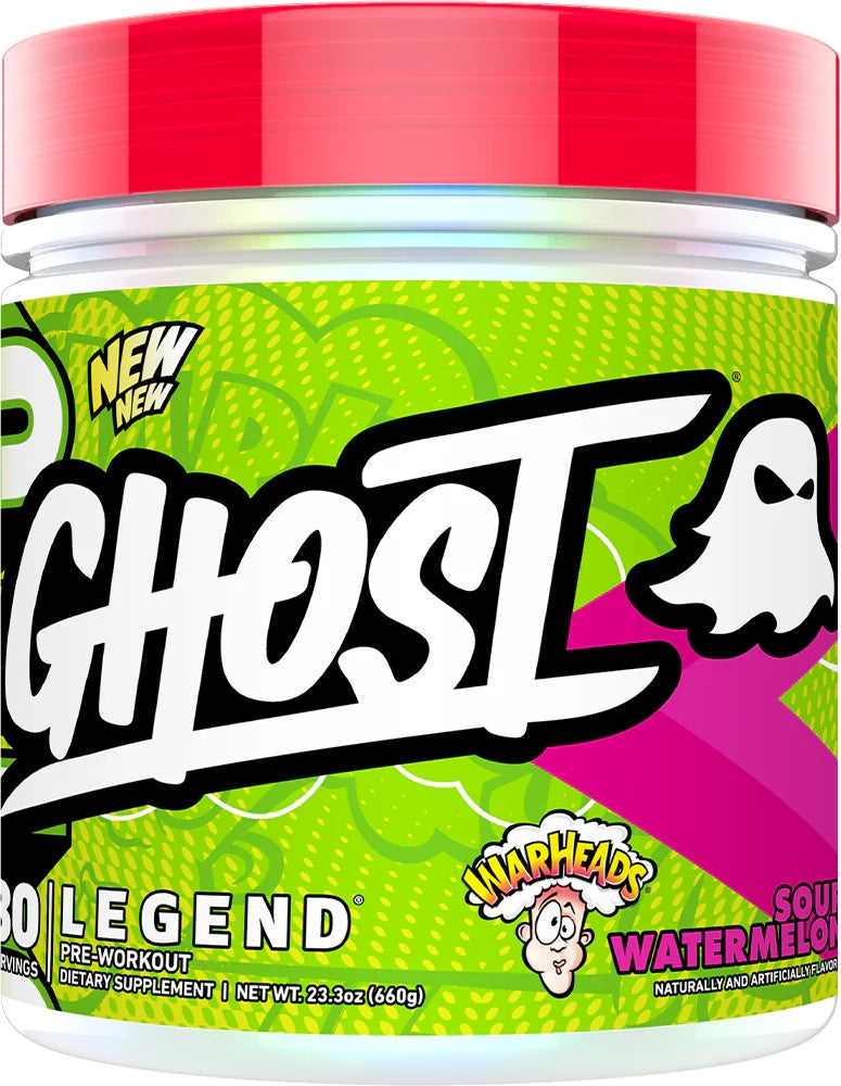 Ghost Legend V4 | Warheads | Sour Watermelon | 30 servings | Pre-workout