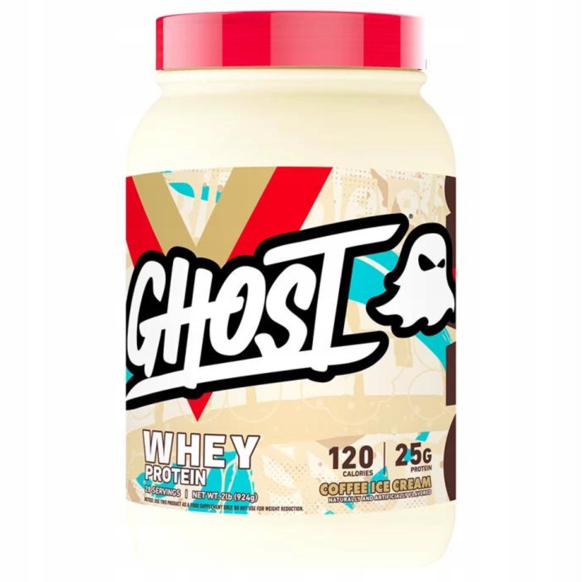 Ghost Whey 26/28 servings 924 - 1016g Coffee Ice Cream Expiration date at least 3 months from the date of purchase