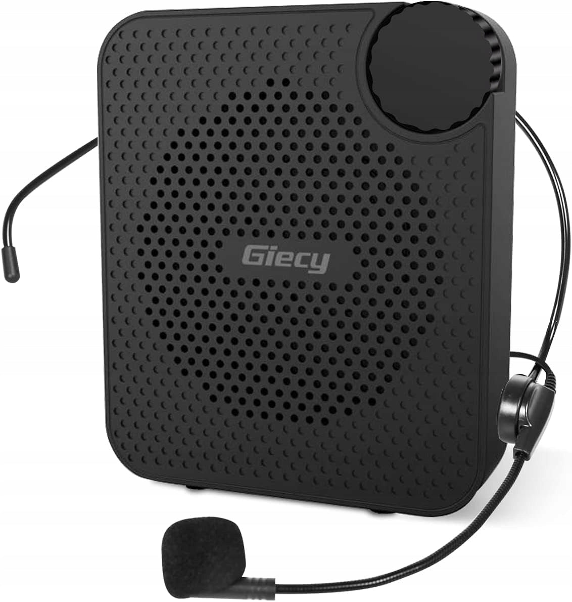 Giecy Portable Voice Amplifier Microphone 15W Rechargeable Battery 2600mAh