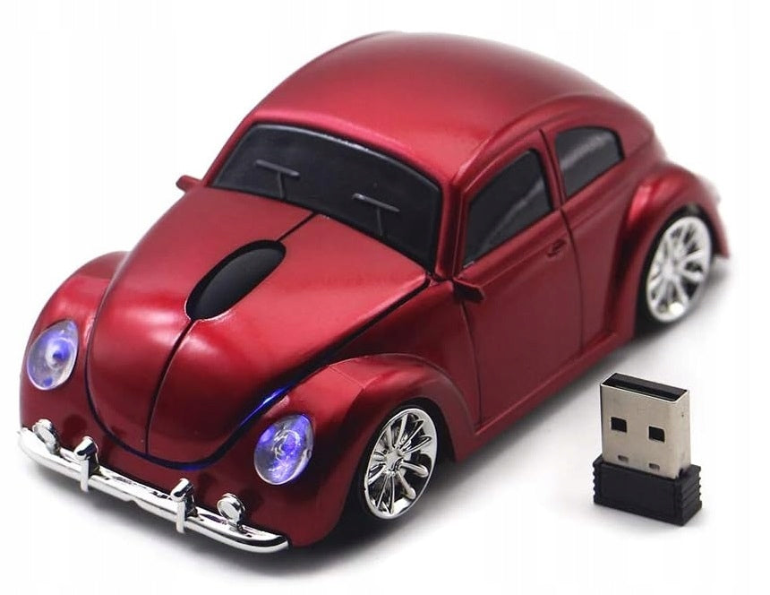 Gift Computer Mouse Auto Beetle Wireless Ergonomic Automotive