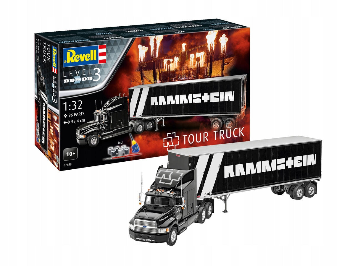 Konstruktorius Revell - Rammstein Tour Truck dovanų komplektas, 1/32, 07658