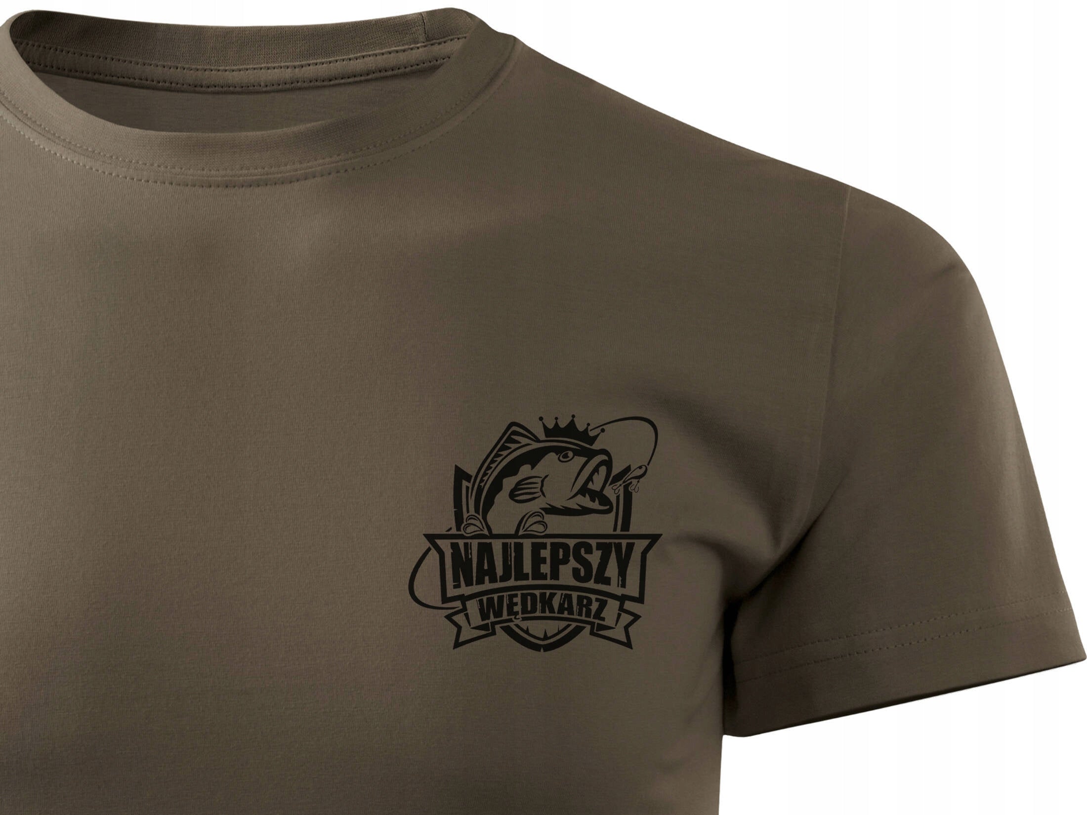 Gift for Grandpa Fishing T-shirt pattern BEST ANGLER Roz M