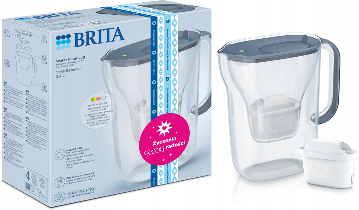 Gift idea BRITA Style Essential graphite jug with Maxtra cartridge Packaging status original