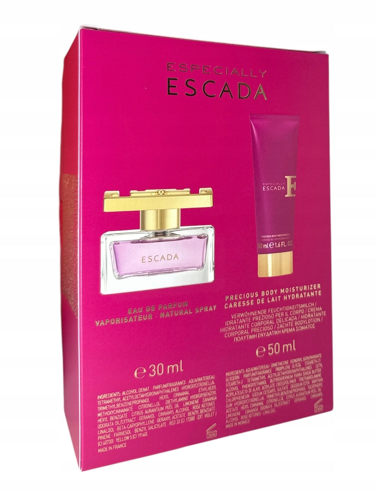 Gift set for women Escada Especially Packaging status original
