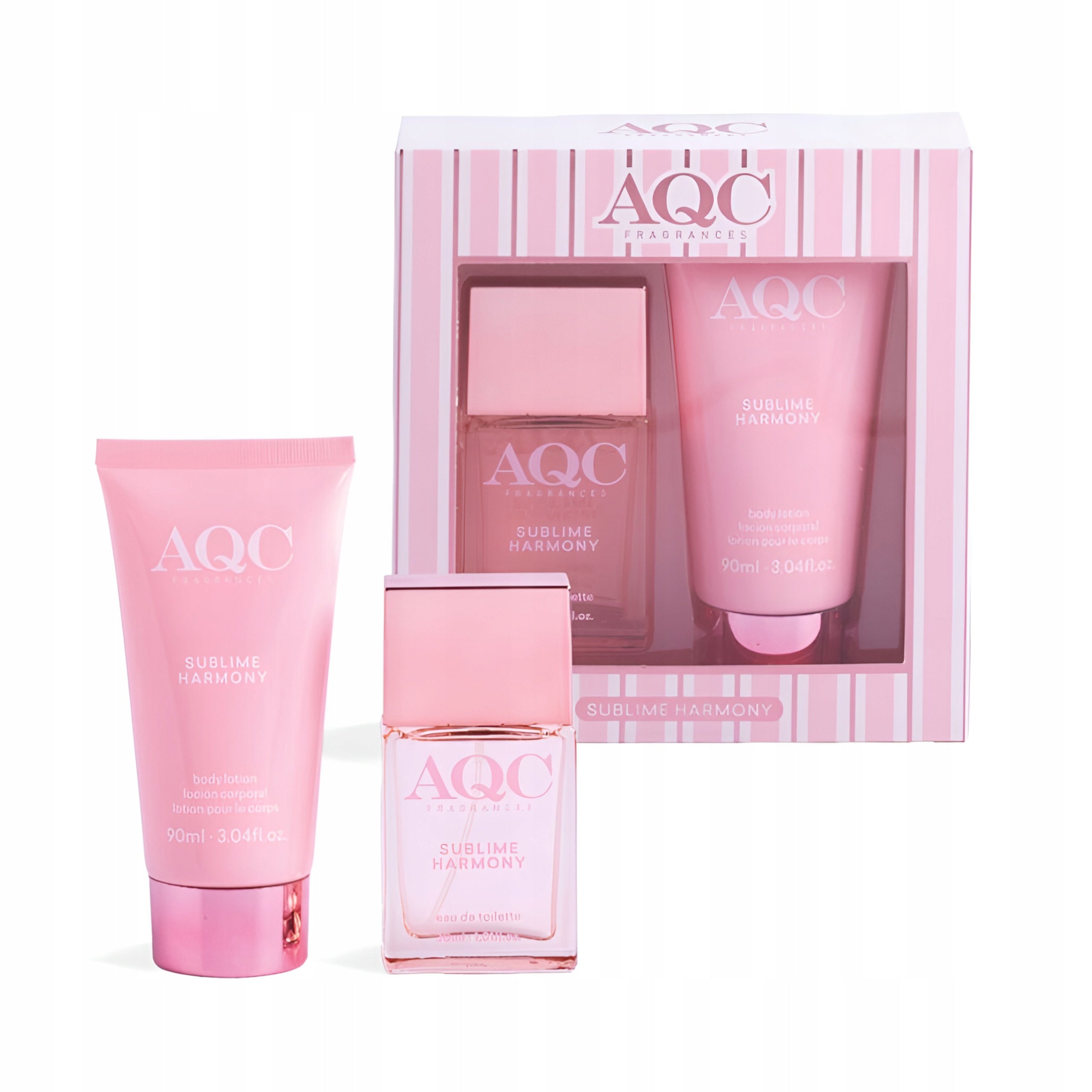 Gift set of cosmetics for women lotion and eau de toilette AQC 2 el. Brand Martinelia