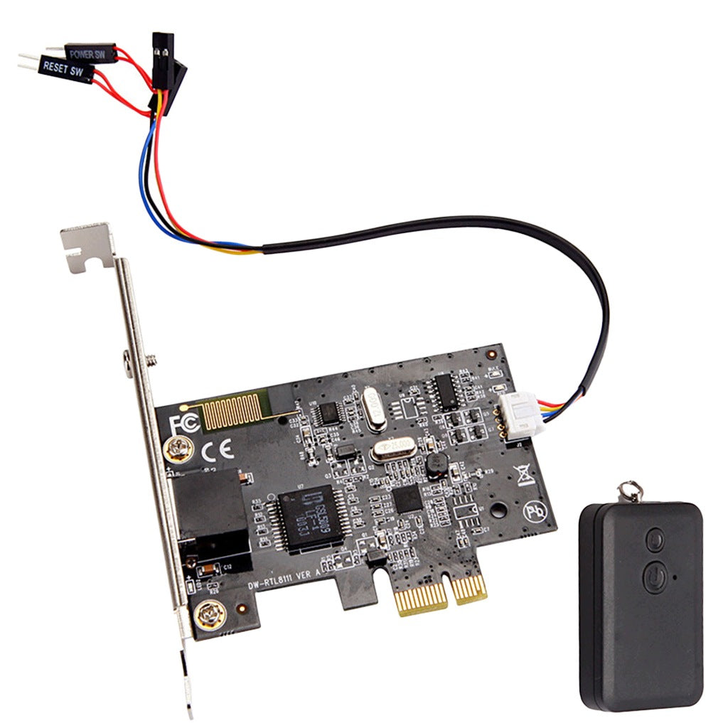 Gigabit Ethernet Network Controller Card With Remote Switch