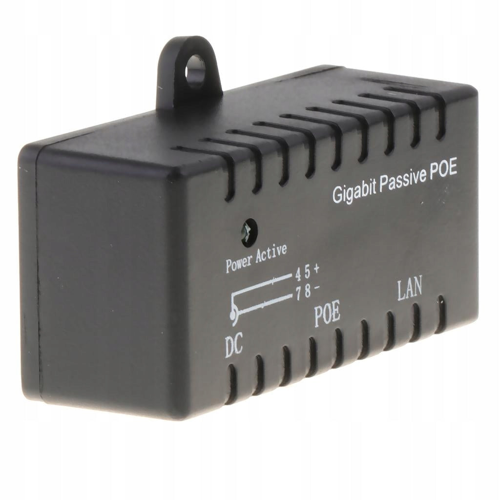 Gigabit Passive Poe Injector Accs Power Over Ethernet Adapter Wireless LAN Model Gigabit Passive PoE Injector