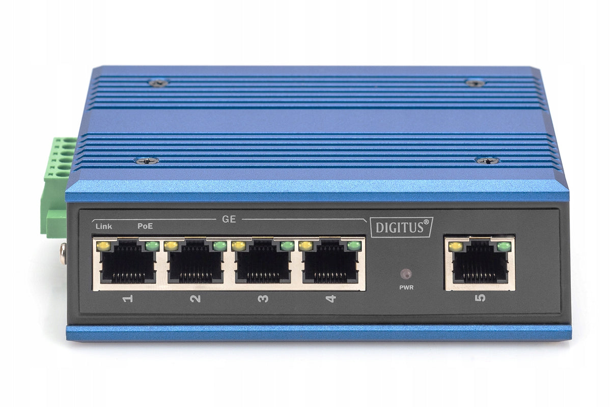 Gigabit PoE Network Switch 4 Ports 1 Uplink RJ45 Unmanaged Number of ports 4
