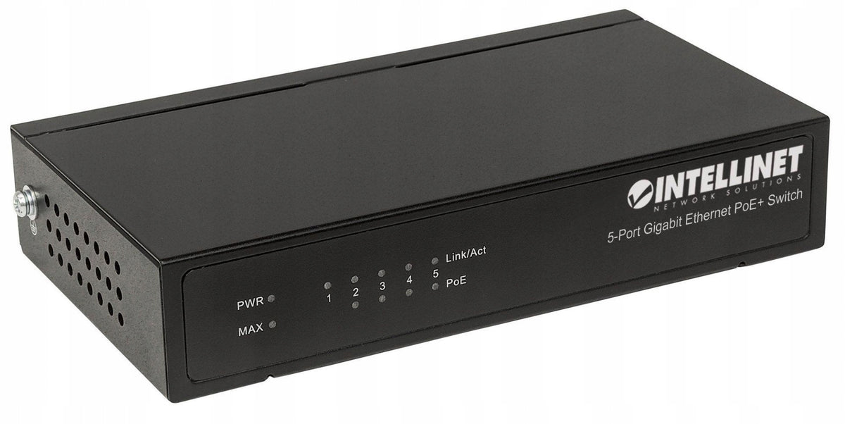 Gigabit Switch 5 Ports RJ45 POE+ Manufacturer Intellinet