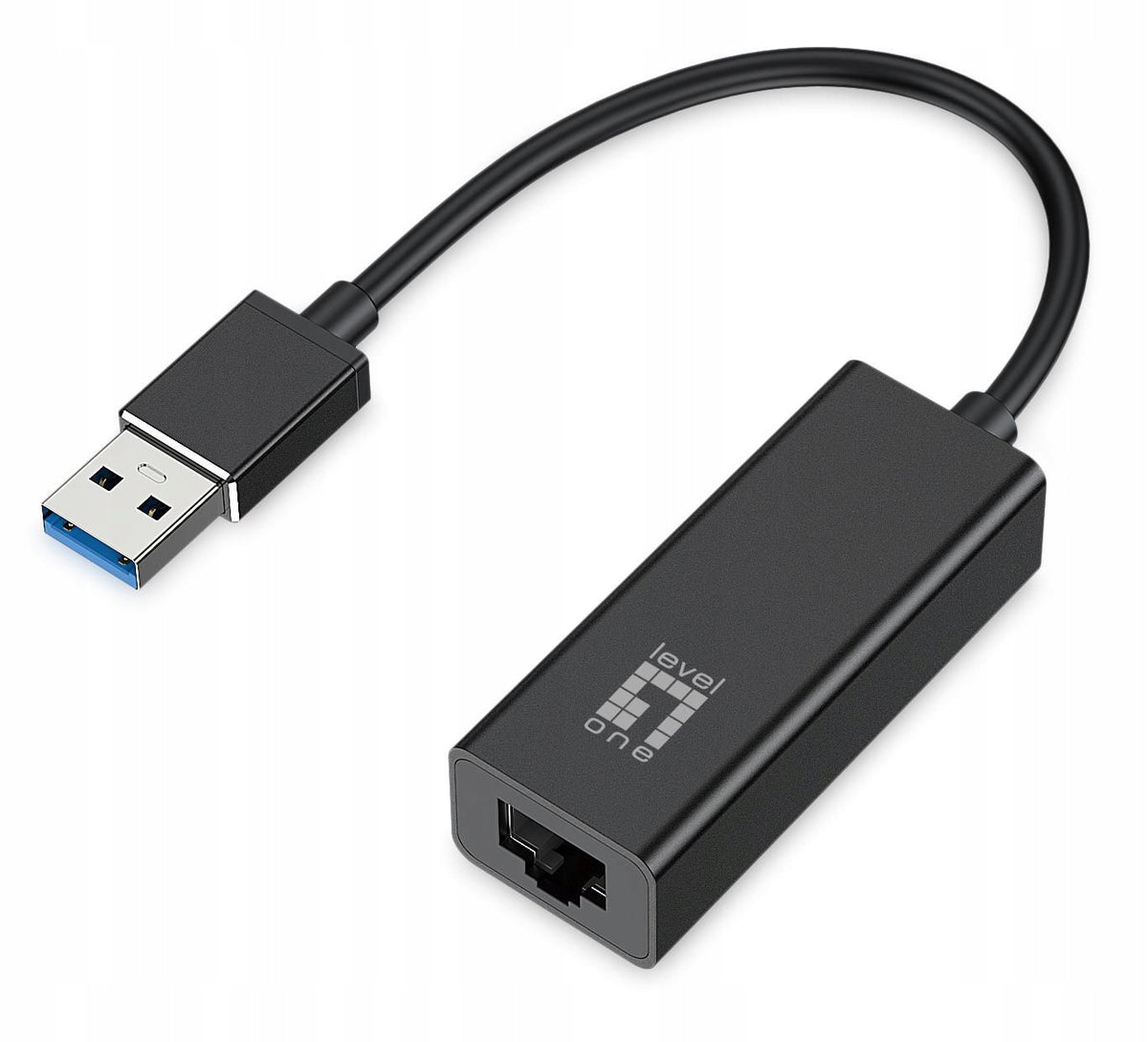 Gigabit USB LevelOne USB-0401 Ethernet Adapter, Wired, USB, Ethernet,