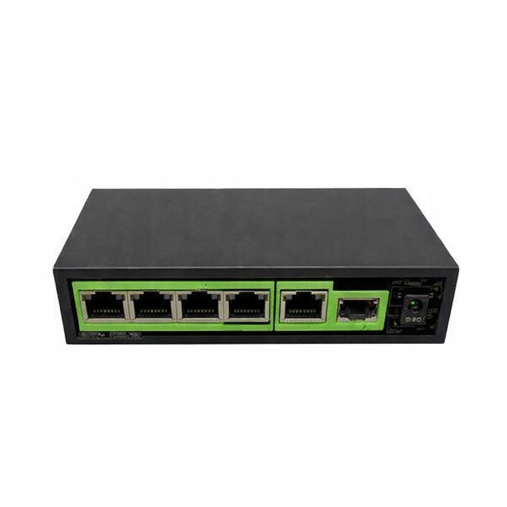 Gigabit network extender 4xPoE+Uplink + SFP, with PD function