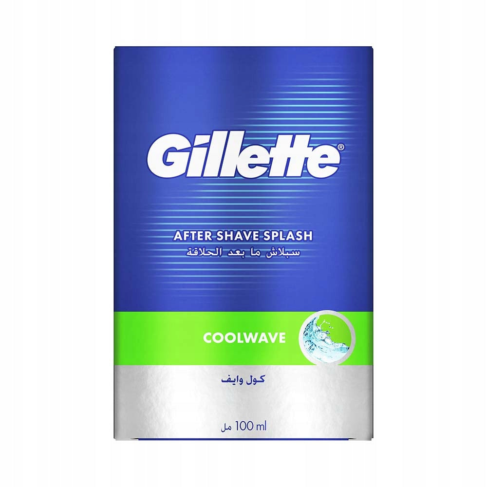 Gillette Coolwave 100 ml aftershave Packaging status original