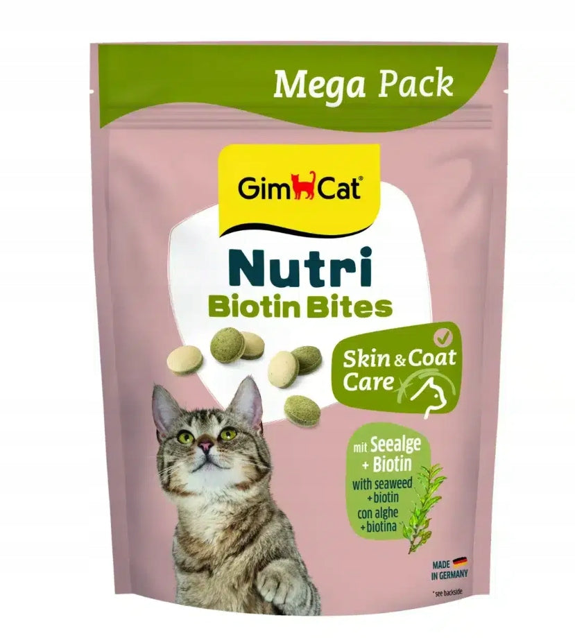 GimCat Katzentabs Tablets For Cats With Algobiotin for Hair and Skin 425g