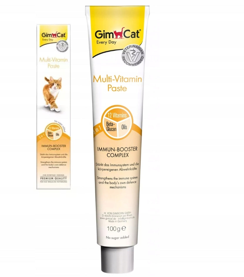 GimCat Multi Vitamin cat paste vitamin immunity coat 100 g
