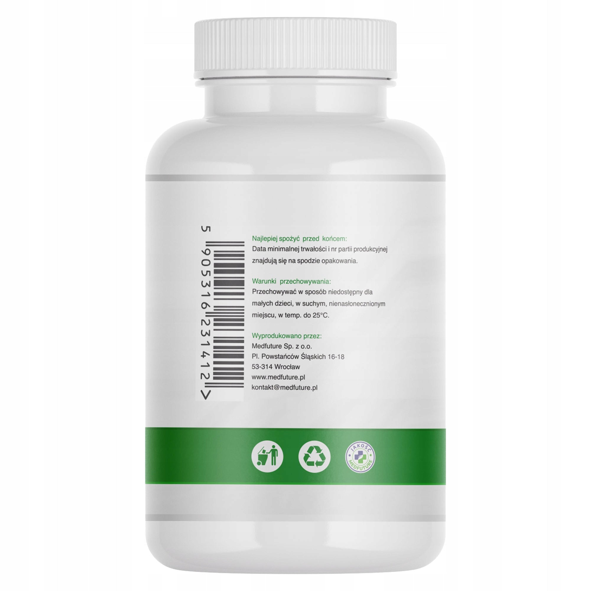 Ginkgo Biloba (Japanese Ginkgo) - extract 240 mg - 100 capsules vege Brand MedFuture