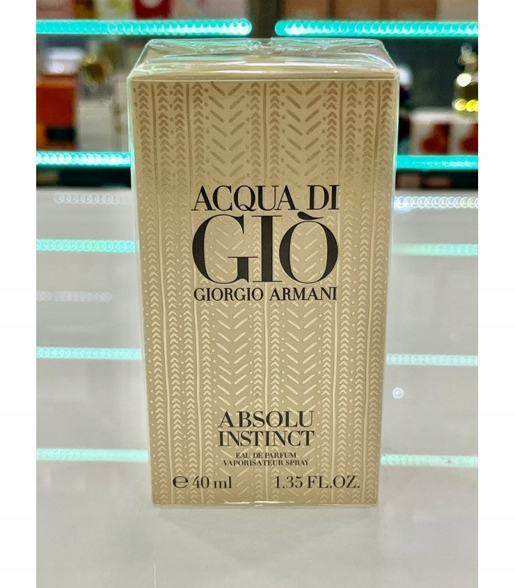 Giorgio Armani Acqua Di Gio Absolu Instinct EDP 40ml UNIQUE Men's Fragrance Packaging status original