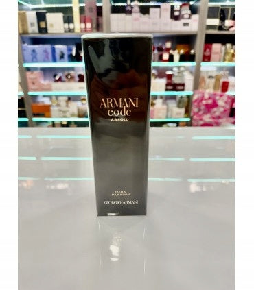 Giorgio Armani Code Absolu Pour Homme Parfum UNIQUE 110ml Packaging status original