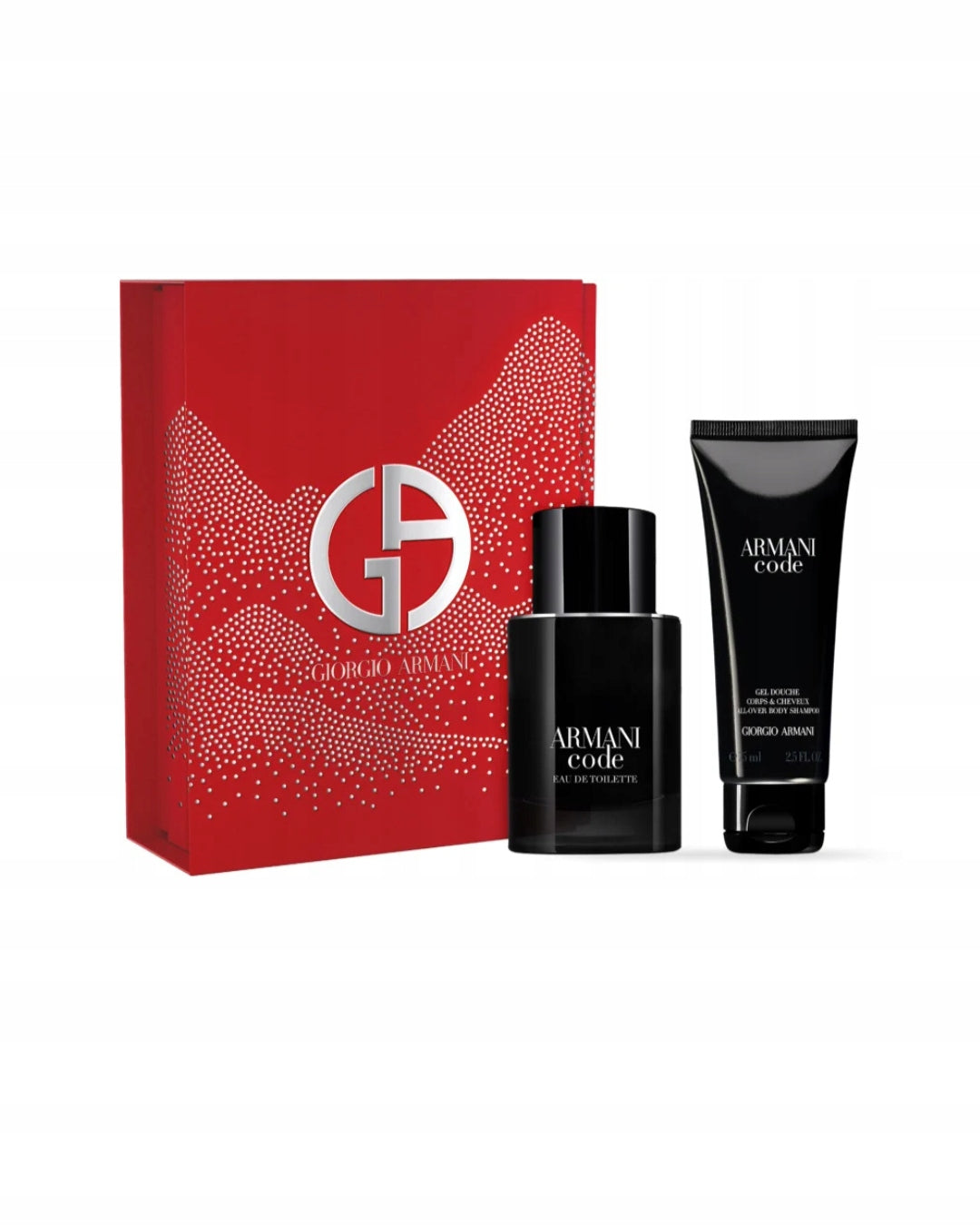 Giorgio Armani, Code, set for men: eau de toilette 50 ml, gel for pry