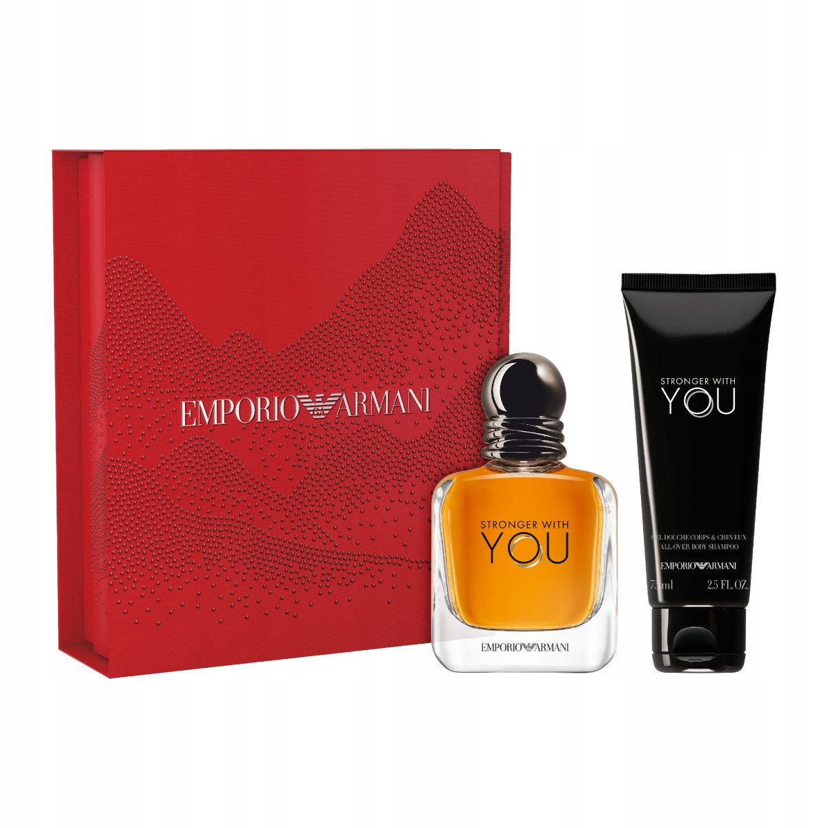 Giorgio Armani Stronger With You set eau de toilette spray 50ml gel under
