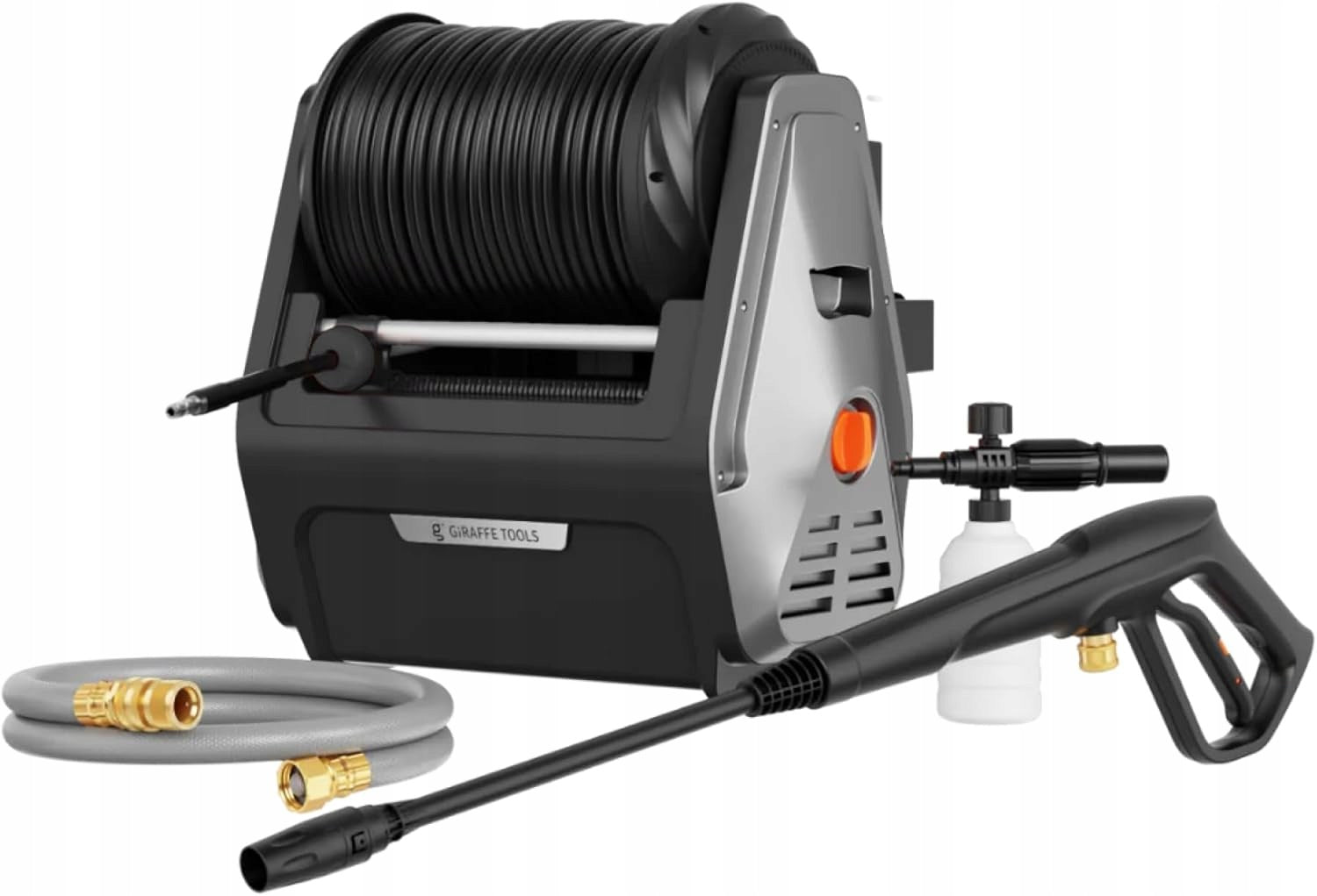 Giraffe Tools wall pressure washer 1800 W 165 bar 7,6 l/min hose 30 m