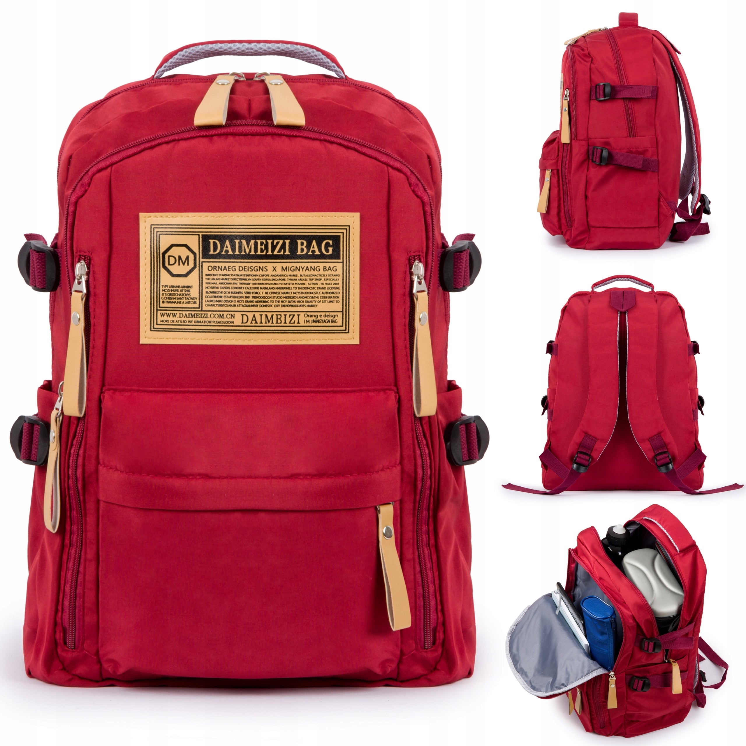 Girls School Backpack for Teens RETRO Style VINTAGE Lightweight Urban